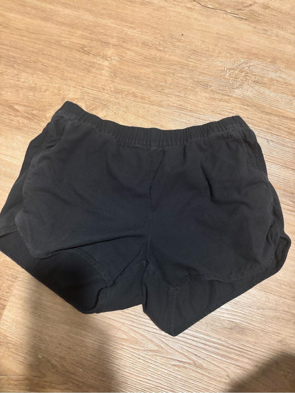 Madewell Navy Elastic-Waist Shorts